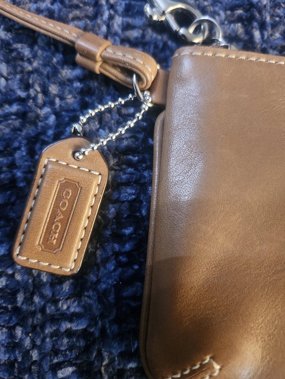COACH Glove Tanned Leather Wristlet - Picture 4 of 10